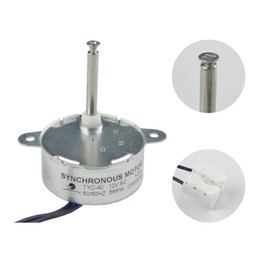 CHANCS Synchronous Motor TYC-40 AC 12V 5RPM Shaft Length 33mm TYZ-42 for Christmas Decoration Micro Motor