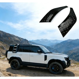 Rear Wheel Arch Covers for Land Rover Defender 2020-2025 | Gloss Black ABS Anti-Scratch Protection Cover Trim Kit |Defender 110 130 Accessories | Easy Installation| Decoration Armor