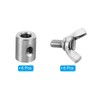 PATIKIL 6pcs 6mm Hole Wire Rope Clips 304 Stainless Steel