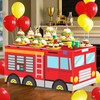 Cumule Fire Truck Tablecloths Fire Truck Table Cover Fire Engine