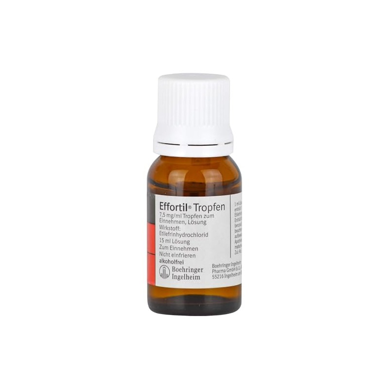 Effortil Drops, 7.5 mg/ml oral drops, solution, 15 ml solution