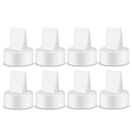 Maymom 8 Count Duckbill Valves Compatible with Spectra S1 Spectra S2 Spectra 9 Plus. Not Original Spectra Pump Parts Replace Spectra Duckbill Valve Not Original Spectra S2 Accessories (8 ct White)