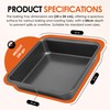 G4GADGET Non-Stick Baking Tray for Oven - 24cm Durable Carbon