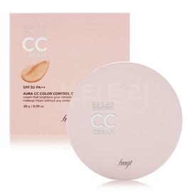 The Face Shop Aura CC Cream 20g Full Size 02 Natural Beige / 더페이스샵 아우라 씨씨크림 20g 본품 02내추럴베이지