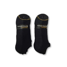 GOLDTOE Gold Club No Show Men's Adult Low Cut Black/Charcoal Socks 6 Pair