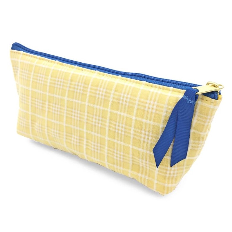 BS Miffy Pencil Case Yellow 197337 Retro Check, retro