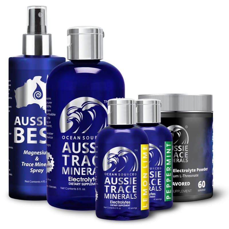 Aussie Trace Minerals - Magnesium Rich, Low Sodium, Complete Electrolyte