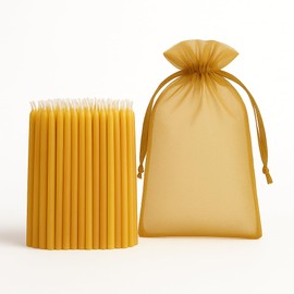 Pure Beeswax Menorah Candles – 45ct Hanukkah Candles for All 8 Nights of Chanukah Made in USA