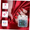 Ciieeo 20 Bottles of Nail Glitters Diy Manicure Sequins Nail