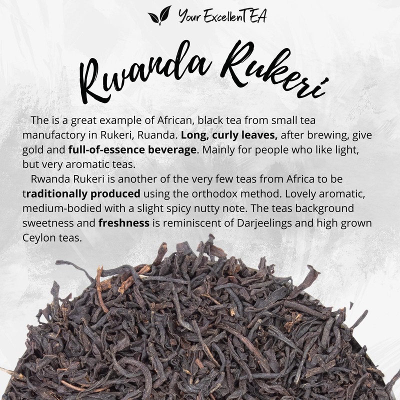 Your ExcellenTEA - Rwanda Rukeri Organic Black Loose Leaf Tea