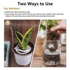 2Pcs Self-Watering Wick System, Stainless Steel Plant Automatic Watering Device