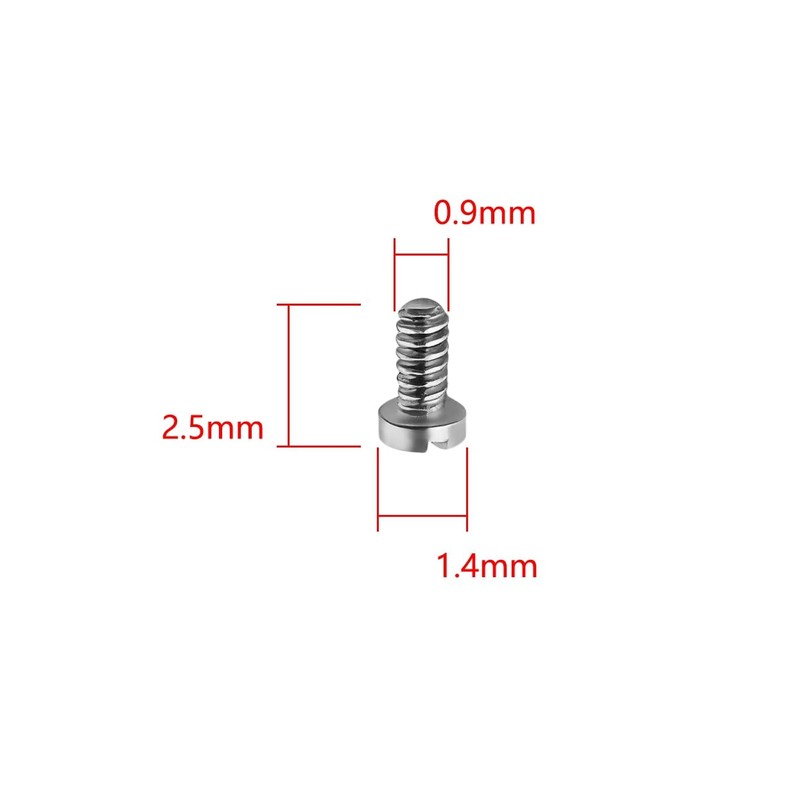 0.9mm Back Cover Case Screws Replacement for Longines L4 La