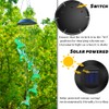 Taozoey Solar Wind Chime, LED Solar Wind Chimes Light, Butterfly