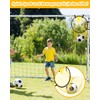 Ricyea Pack of 3 Football Training Accessories Set, Football Goal