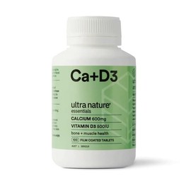 Ultra Nature Buy Ultra Nature Essentials Calcium plus Vitamin D3 100 Film Coated Tablets Online