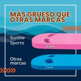Sunlite Sports Swimming Kickboard, Training Aid Float for Swimming and Pool Exercise, Boogie Board Workout Equipment, EVA Material Swim Buoy,