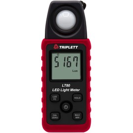 Triplett LT80 LED Illuminance/Light Meter up to 400,000 Lux / 40,000 Fc
