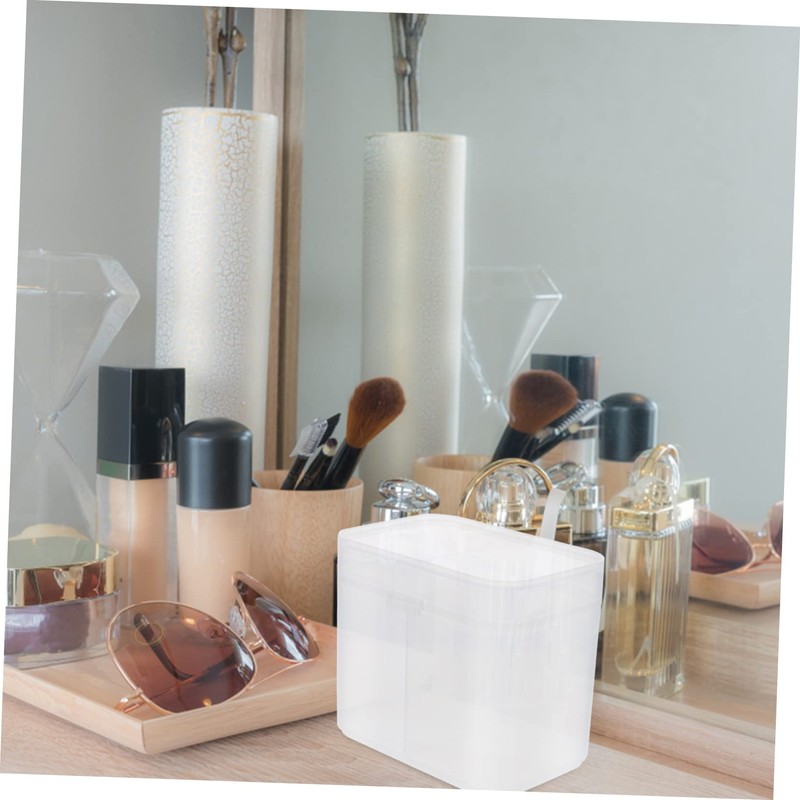 STOBAZA Cotton Pad Organizer Storage Box Holder for Nail Tools