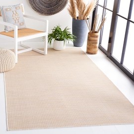Martha Stewart x SAFAVIEH Outdoor Area Rug Collection - 8' x 10', Yellow, Weather Resistant & Washable, Ideal for Patio, Backyard, Mudroom, Deck, Dining Space (MSR4490C)