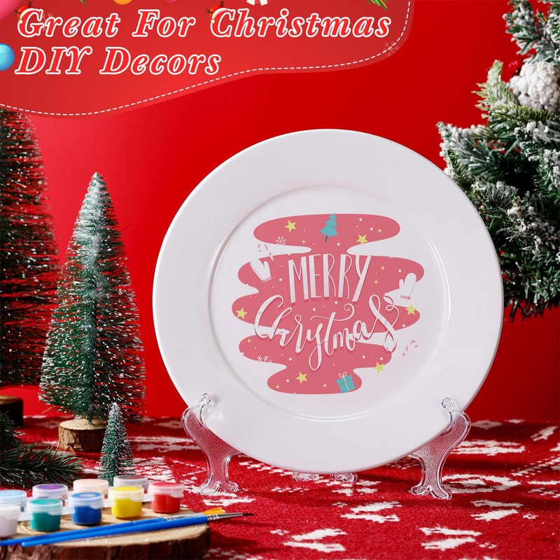 Affrolling Paint Your Own Porcelain Plates Ceramic Painting Kit Included