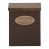 Architectural Mailboxes Designer Lockable Wall Mount Mailbox, Venetian Bronze with