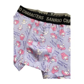 Small Planet My Melody Boxer Briefs, Girly Pop Heart, Sanrio (Large)