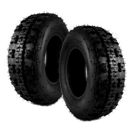 KAX Set of 2 ATV/UTV All-terrain Tires 21x7-10, 4PLY All Terrain Tubeless Tires for ATV, UTV, Go Kart, Golf Cart, Lawn Mower, Racing, Four Wheeler, Quad, Street Mud Sand Trail Off Road