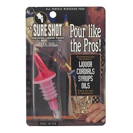 Sure Shot Assorted Color 3-Ball Measured Liquor Pourer