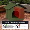 Rest-Eazzzy Cat House for Outdoor Cats, Weatherproof and Insulated Feral