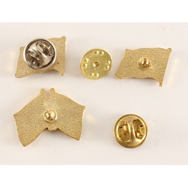 Niederlande / Deutschland Freundschafts Pin Anstecker Flagge Fahne Nationalflagge Doppelpin Holland Flaggenpin Badge Button Flaggen Clip Anstecknadel