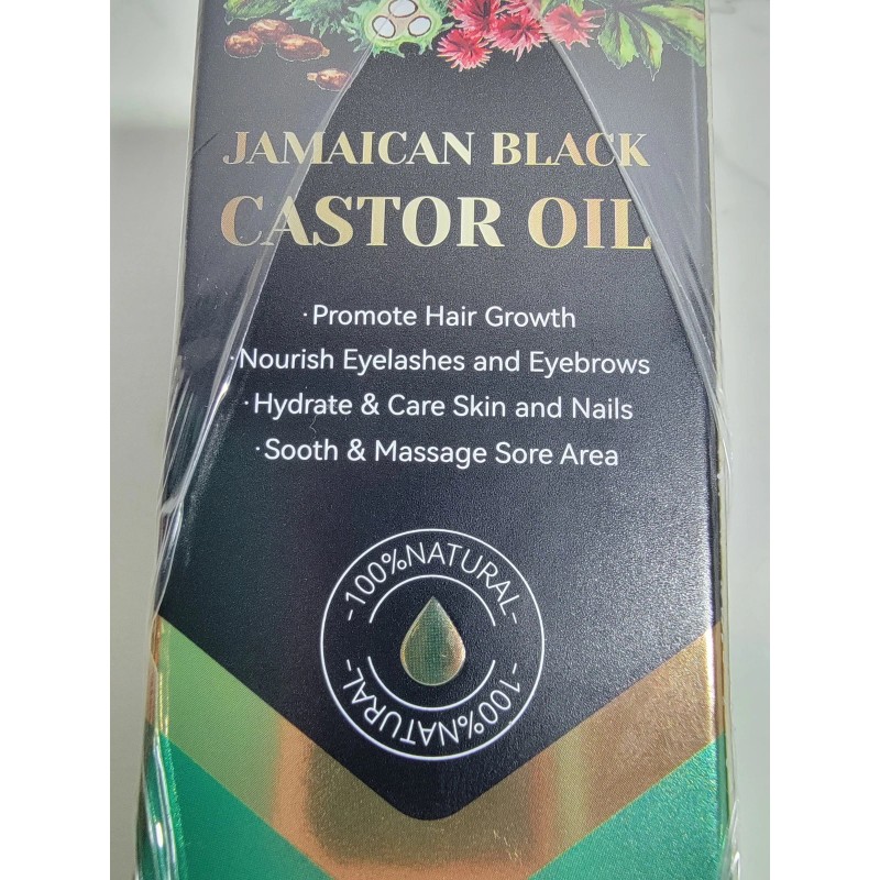 Aliver 100% Pure Organic Jamaican Black Castor Oil Cold Pressed