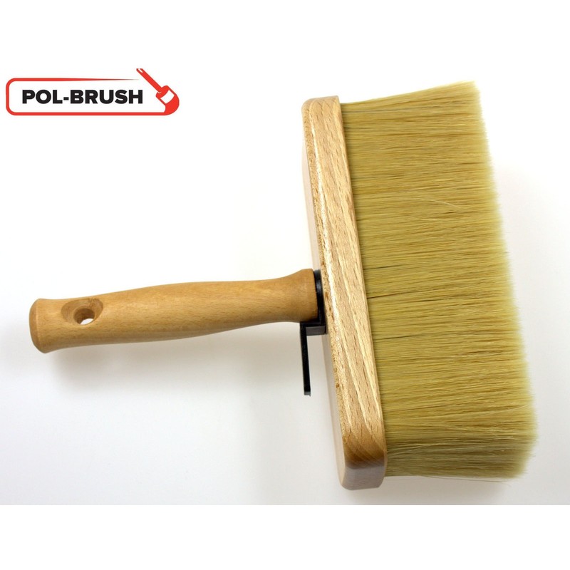 POL-BRUSH Wallpaper Paste Brush (7"x2,75"|180x70mm) - Masonry Paint Brush -