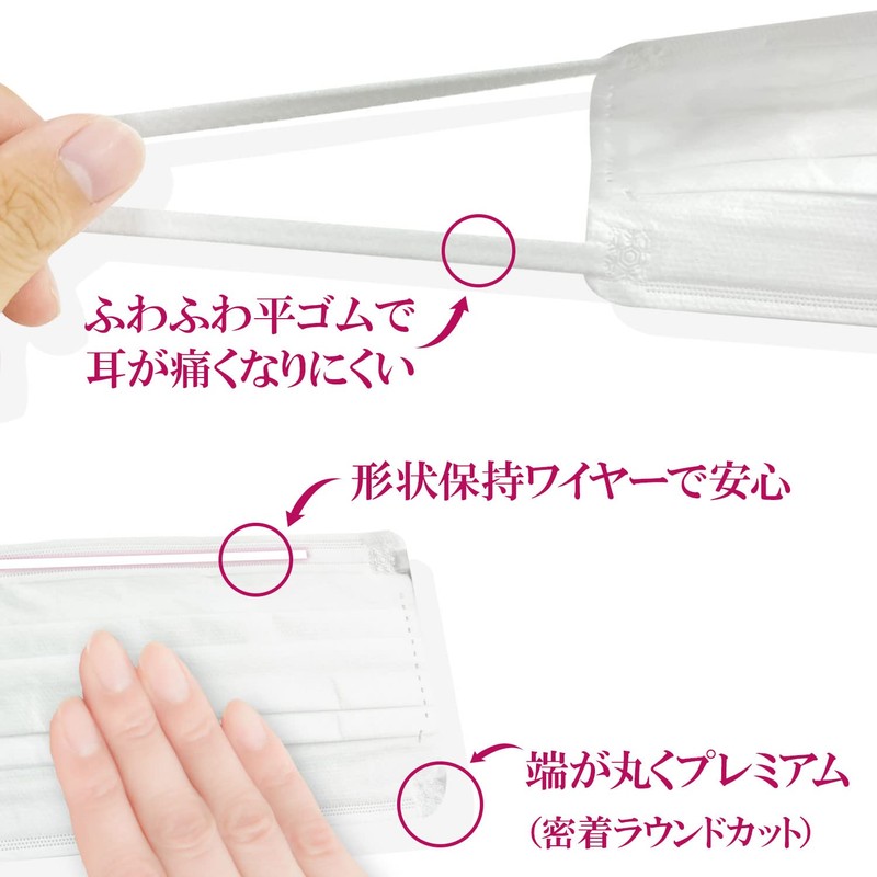 [Ishokudougen.com] ISDG Non-Woven Mask PREMIUM 50 pieces (Individual packaging) (Small