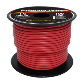 Grand General 55244 Red 100' 14-Gauge Primary Wire