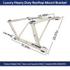WeCooper Rooftop Mini Split Mounting Bracket 9000to24000BTU,Heavy Duty Adjustable Roof