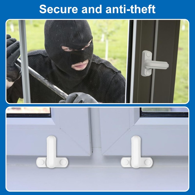 Pack of 4 Window Lock, Window Lock, Burglary Protection, Security