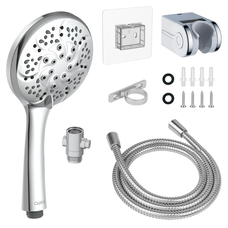 RV Shower Head with 60“ Stainless Steel Hose, High Pressure