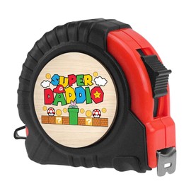 Measuring Tape for Dad - Super Daddio - Fathers Day, Birthday from Kid, Daughter, Son, Wife - Woodworking, Carpenter Tool Gift
