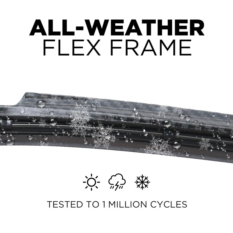 ClixWipers 22" + 22" Black Carbon Fiber All Weather Premium