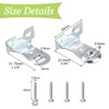 UFURMATE Roller Shades Bracket, 2 Sets Metal Roller Window Shade