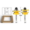 YONICO Cabinet Door Rail and Stile Router Bits Set 2