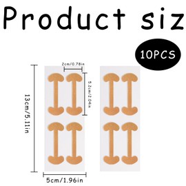 Pack of 40 Ingrown Toenails, Toenail Correction, Ingrown Toenail, Nail Clip, Ingrown Toenail Stickers, for Ingrown Toenails and Nail Clips