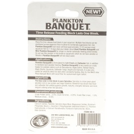Zoo Med Laboratories AZMBB4 Plankton Banquet Block Feeder Regular