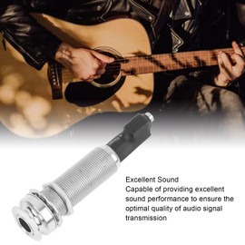 Acoustic Guitar Pickup, Under Saddle Piezo Pickup Stick with 6.35mm Endpin Output Jack