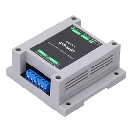 Industrial with Opto-Coupler Isolation GPIO Relay 3-24V Level Control 5-32V Power Supply with ABS DIN Rail Housing High and Low Level Dual Mode (2-Channel Relay)