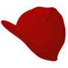 TOP HEADWEAR Winter Cuffless Beanie Visor, Red