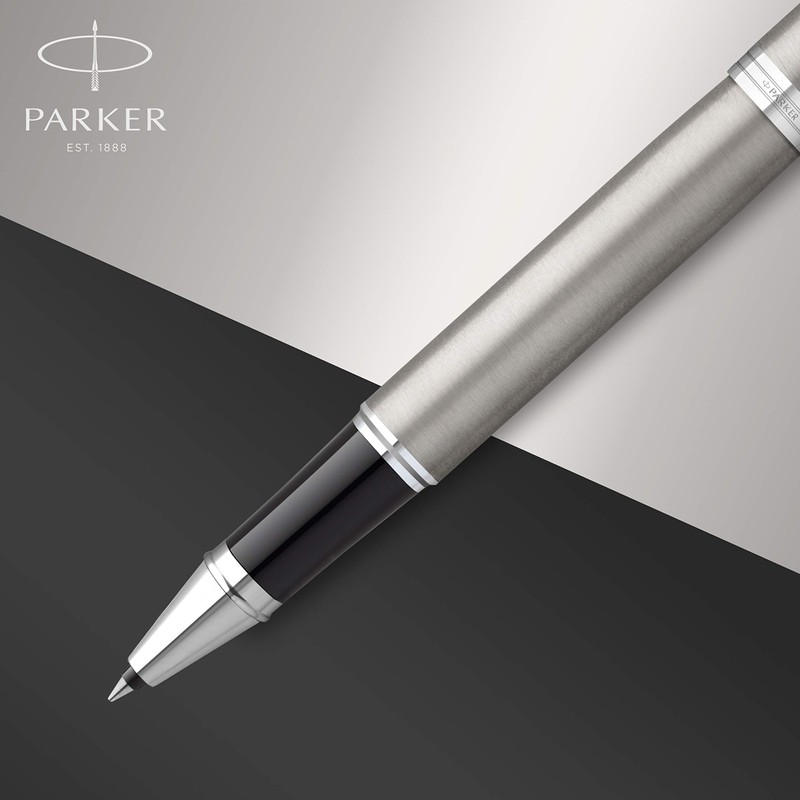 PARKER IM Rollerball Pen | Stainless Steel with Chrome Trim