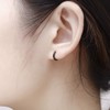 Surgical Stainless Steel Thin Hoop Earrings 6mm/8mm/10mm Small Huggie Hoop