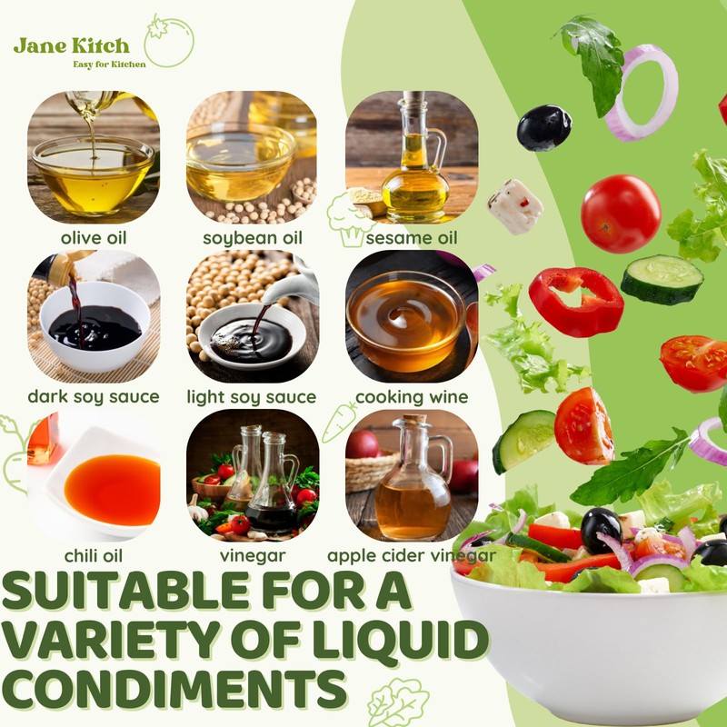 Jane Kitch Avocado Olive Oil Sprayer for Cooking, Glass Vinegar