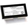 Creative Picture Frames 3.5X8.5Bk Cosmetology Self Standing Black License Frame
